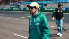 Fernando Alonso, en el circuito de Shanghai durante el Gran Premio de China