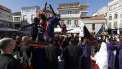 As� fue la escenificaci�n do Santo Encontro en Porto do Son