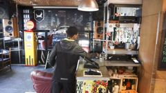 Interior del pub Cuerda Floja, atracado la madrugada del mi�rcoles al jueves