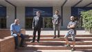 De izquierda a derecha, Roberto Manriqye, Jordi Morales, Xavier Valls y Joel