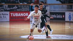 Imagen del partido de la primera vuelta entre el Noia Portus Apostoli y el Industrias Santa Coloma.