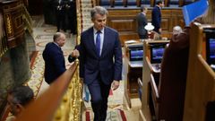 El lder del PP, Alberto Nez Feijoo, en el Congreso.