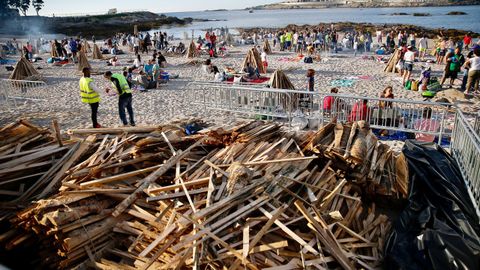 La fiesta de San Juan en A Coru�a 