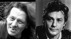 Ari Boulogne (izquierda) y el actor franc�s Alain Delon, en una imagen de cuando ten�a aproximadamente su edad