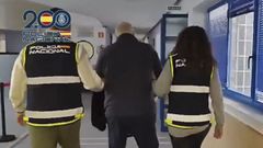 Captura del v�deo de la Polic�a Nacional, que el pasado 10 de enero detuvo a Bouyakhrichan en Marbella