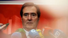 El presidente de la Confederaci�n Espa�ola de Organizaciones Empresariales (CEOE), Antonio Garamendi 