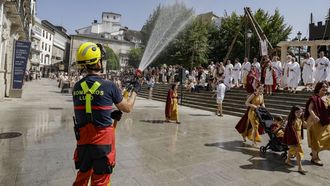 Las im�genes del desfile infantil del Arde Lucus
