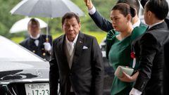 El presidente de Filipinas, Rodrigo Duterte, con su hija Sara en una imagen de archivo