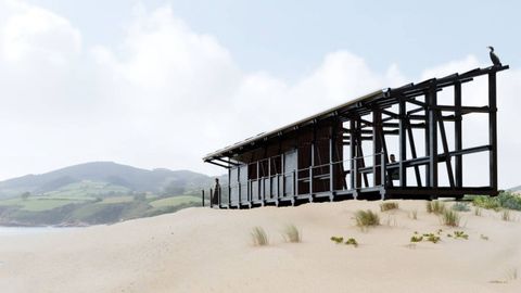 Imagen del diseo para los chiringuitos de la playa Do mar ao furancho.