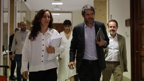 Los ministros M�nica Garc�a y Ernest Urtasun, dos de los candidatos que m�s suenan para encabezar las listas del nuevo frente que impulsar�n los partidos de Sumar