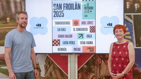 Rubén Arroxo y Maite Ferreiro presentaron la primera tanda de conciertos del San Froilán