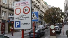 Calle Concordia de la capital ourensana, donde se pretende instalar una rampa mec�nica