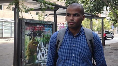 Carlos Carrasco, afrovenezolano emigrado a Chle