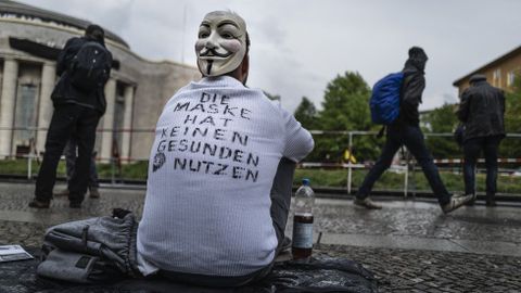 Protestas contra las medidas del gobierno en Berln