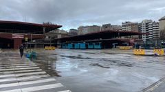 La estaci�n de autobuses este viernes volvi� a quedarse sin actividad