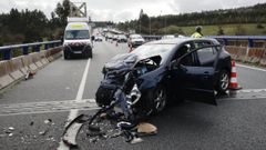 Retenciones en la tercera ronda por dos accidentes casi simult�neos