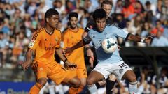 Rafinha, durante su partido de despedida como celeste.