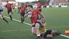 El Coreti Rugbi Lal�n jugando un partido en una imagen de archivo.