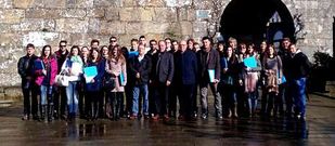 Los m�sicos de la Real Filharmon�a James Dahlgren y Plamen Velev, en conversaci�n con el p�blico.
