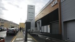 Exterior de las instalaciones de Altia en Oleiros