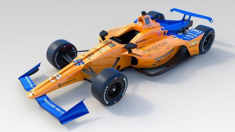 Coche de McLaren para las 500 Milas de Indianápolis