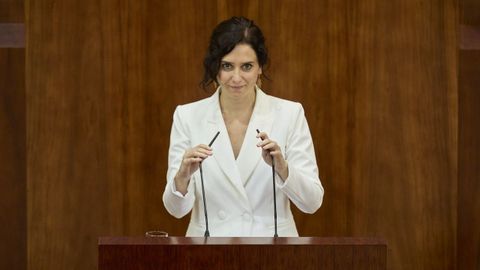 La presidenta de la Comunidad de Madrid, Isabel Daz Ayuso