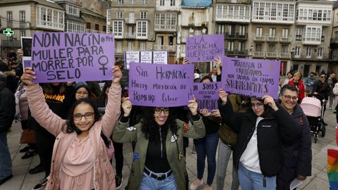 Manifestacin por el 8M en Viveiro