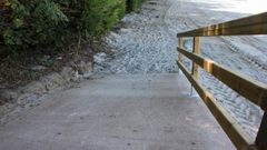 Nuevos accesos en la playa de A Ribeira de Mi�o