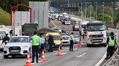 Nueva jornada de controles�en la frontera con Portugal