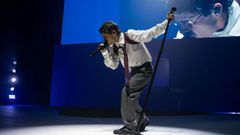 Sen Senra durante su concierto en A Coru�a.