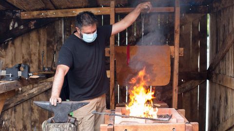 El campamento de  Mercenarios Galaicos