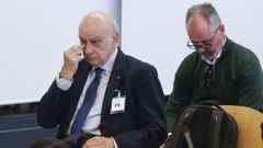 El exministro del Interior Jorge Fern�ndez D�az, sentado ayer en el banquillo de la Audiencia Nacional.