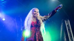 Leticia Sabater act�a esta noche en Chaioso (Maceda).