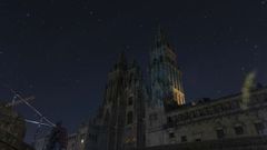 A oscuras en el Obradoiro