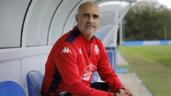 �scar Gilsanz posa para La Voz durante su etapa en el Deportivo.