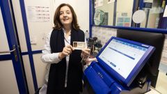 Cristina Romar, de la administraci�n n�mero 1 de Ponteceso, A Ferradura, se�al� que no pudo trabajar este viernes desde las 11.00 hasta las 17.00 horas por la aver�a.