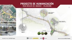 El proyecto de urbanizaci�n que el Concello de Vilagarc�a est� ejecutando en Bouza de Abaixo