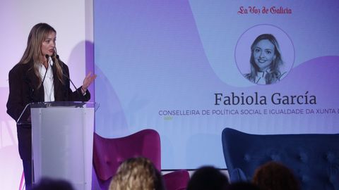 Fabiola Garc�a,conselleira de Pol�tica Social.