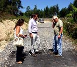 Jacobo Moreira (en el centro), en Verducido esta misma semana. 