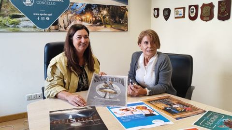 La concejala Patricia Lojo y la t�cnica Fita Sanisidro