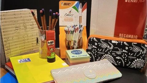 Alguno de los art�culos que se comercializan en la papeler�a San Antonio