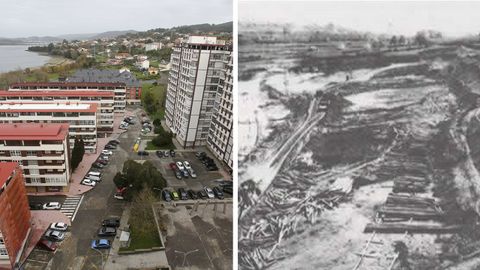 La parcela original acondicionada para erigir los edificios ocupaba 64.000 metros cuadrados