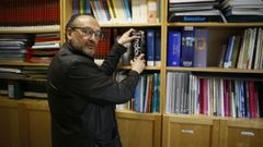 Primitivo Marcos cambiar� desde hoxe as clases de ingl�s polo l�piz e o papel para debuxar