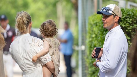 Marta Ortega, con su exmarido, el jinete Sergio �lvarez