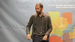 O escritor e xornalista Xes�s Fraga, nun encontro literario, nunha imaxe de arquivo