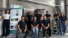 El equipo de H2Vector con sus fundadores,�Sandra Fuentes, Laura Guardia y Miguelangel Ocando