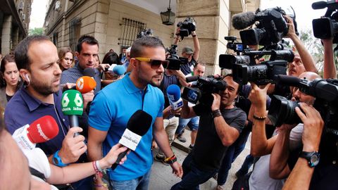 Jos� �ngel Boza, el tercer miembro de La Manada que se ha presentado ante el juzgado de Sevilla