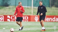 Robin Lod sonr�e en un entrenamiento en Mareo
