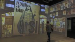 A mostra sobre Castelao no Gai�s emprega arte dixital