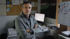 �ngel Vales, en su despacho de la facultad de INEF